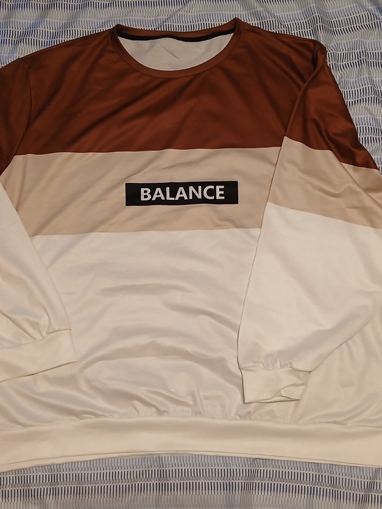 Other - Balance Colorblock Sweatshirt - Brown & Cream
